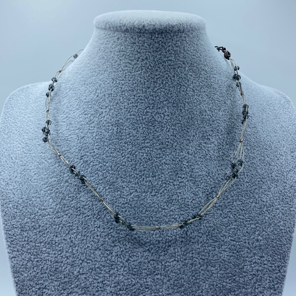 New York and Co Vintage Beaded Choker Necklace